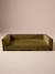 Large dog velvet sofa bronze 