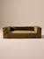Medium velvet dog sofa bronze 