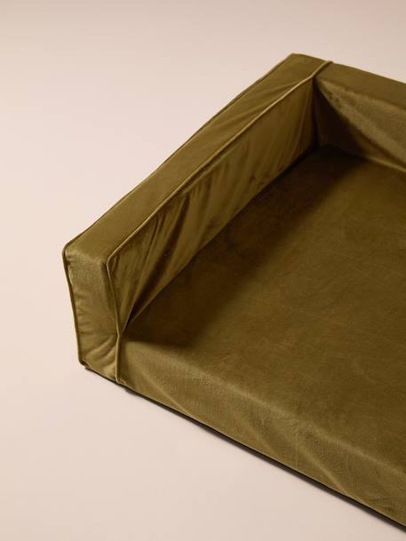 Large dog velvet sofa bronze 