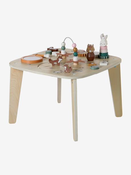 FSC® wooden activity table ecru+wood 
