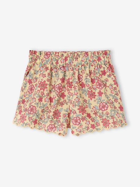 Baby girl's short pale yellow 