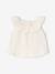 Girl's sleeveless t-shirt ecru 