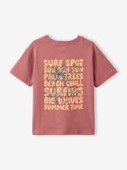 Boys-Tops-T-Shirts-T-shirt with motif on front and back for boys 