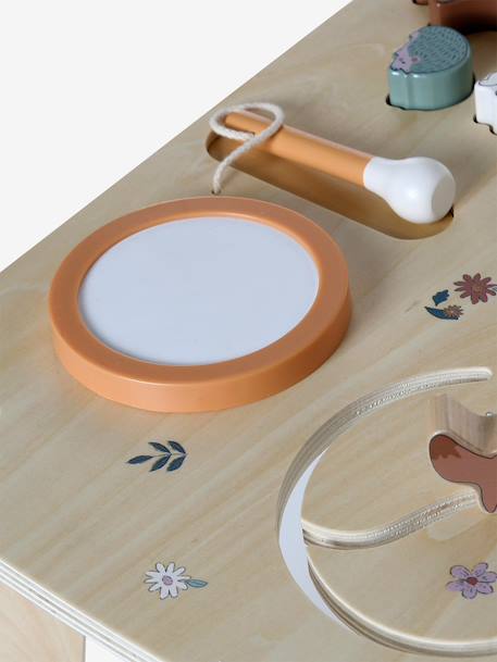 FSC® wooden activity table ecru+wood 