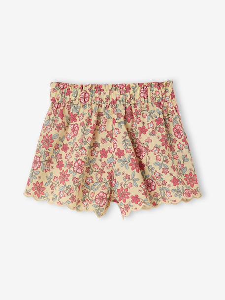 Baby girl's short pale yellow 