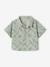 Baby boy shirt and short set sage green 