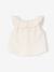 Girl's sleeveless t-shirt ecru 
