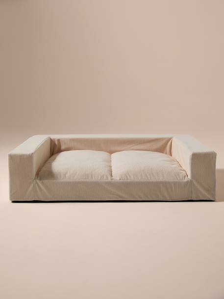XL dog sofa in corduroy ecru 