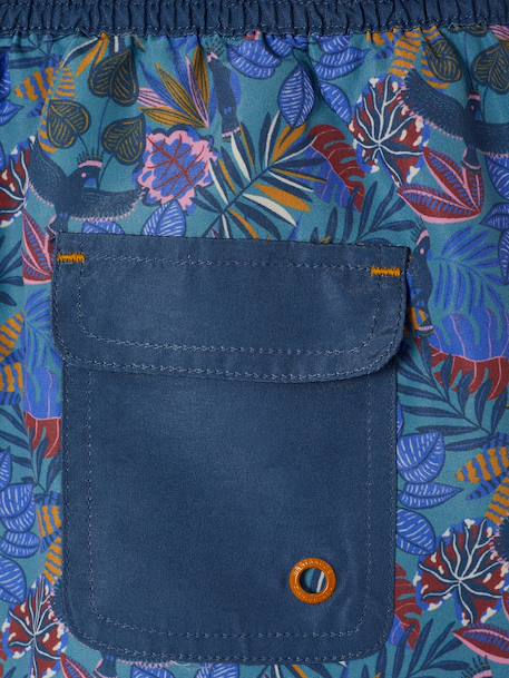Boy's swim shorts, Liberty capsule blue 