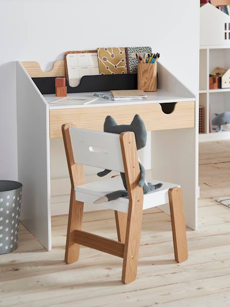 Pre-School Chair, 30 cm Seat, ARCHITEKT LINE Wood/White 