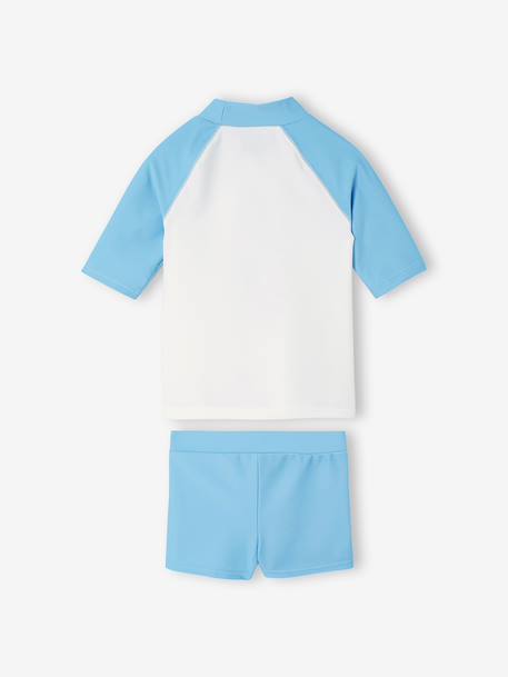 SNOOPY UV-protective swimsuit for boys sky blue 