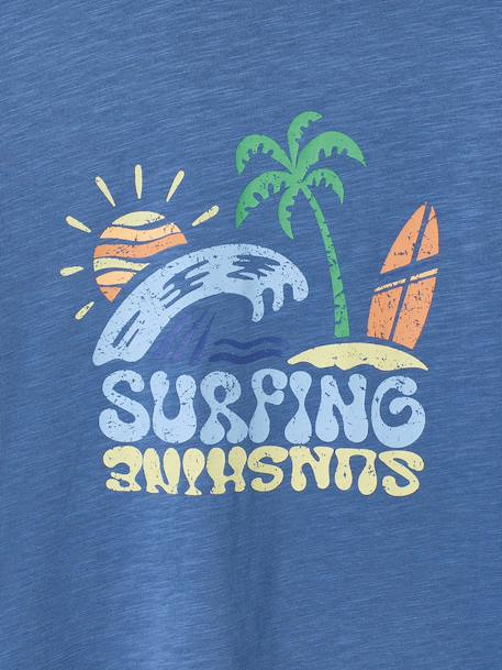 Short-sleeved t-shirt for boys blue 