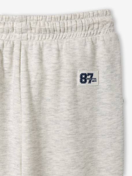 Girl's loose joggers marl grey 