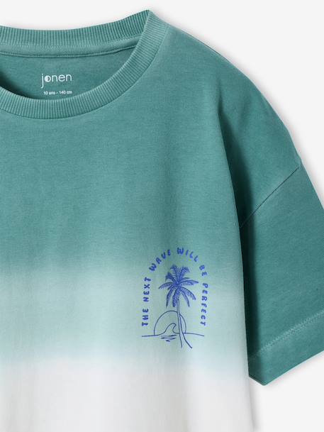 Boys' short-sleeved t-shirt light blue 
