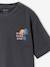 Oversized cotton t-shirt for boys anthracite 