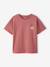 T-shirt with motif on front and back for boys dusky pink+ocean blue+sky blue+white 