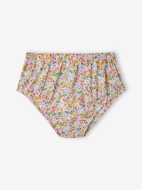 Baby dress with matching organic cotton knickers multicoloured 