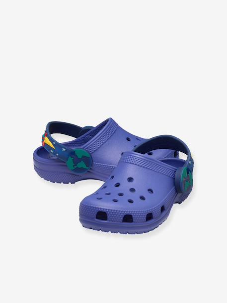 CROCS sandals blue+silver 