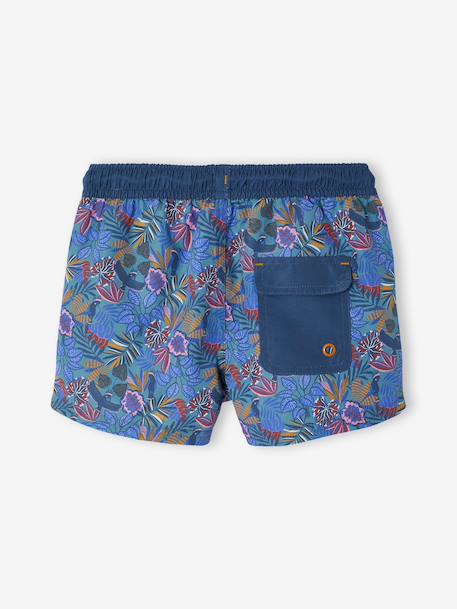Boy's swim shorts, Liberty capsule blue 