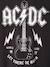 ACDC short-sleeved rock t-shirt for boys anthracite 