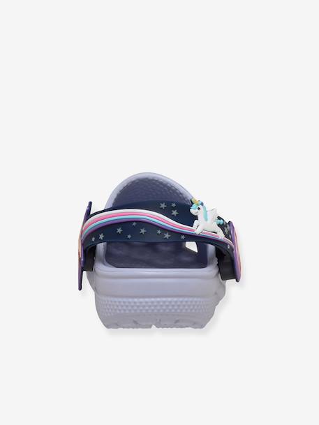 CROCS sandals blue+silver 