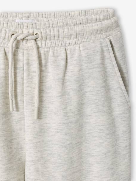 Girl's loose joggers marl grey 