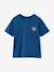 T-shirt with motif on front and back for boys dusky pink+ocean blue+sky blue+white 