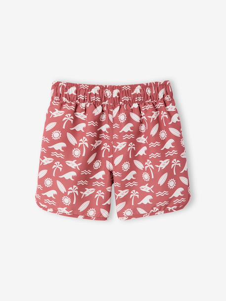 Boy's swim shorts terracotta 