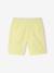 Elasticated bermuda shorts for boys denim blue+fir green+pastel yellow 