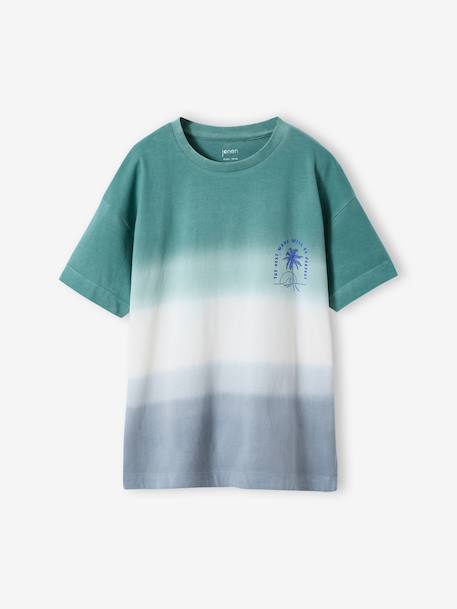 Boys' short-sleeved t-shirt light blue 