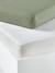 Baby Pack of 2 Fitted Sheets in Stretch Jersey Knit beige+Green+Grey+Light Pink+mustard+Mustard+sage green+white 