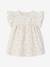 Baby girl's short-sleeved dress ecru 
