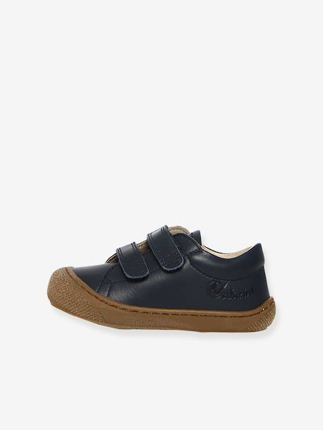 Cocoon Pram Shoes for Babies by NATURINO® camel+navy blue 