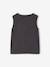 Printed T-Shirt for Girls anthracite+ecru 