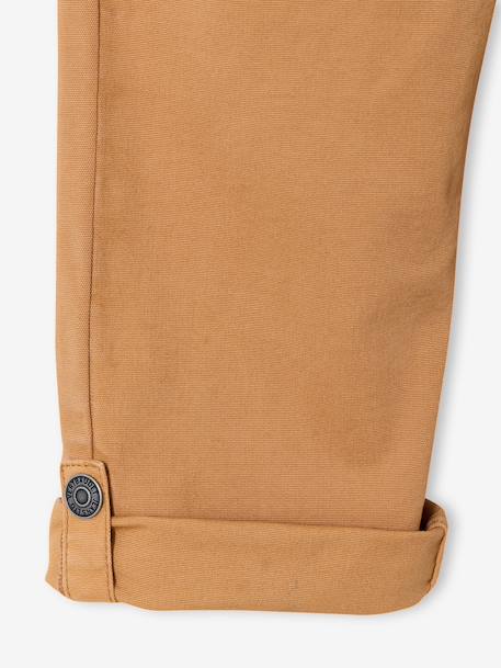 Bermuda shorts for boys navy blue+pecan nut 