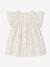 Baby girl's short-sleeved dress ecru 