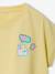 Girl's short-sleeved t-shirt pale yellow 