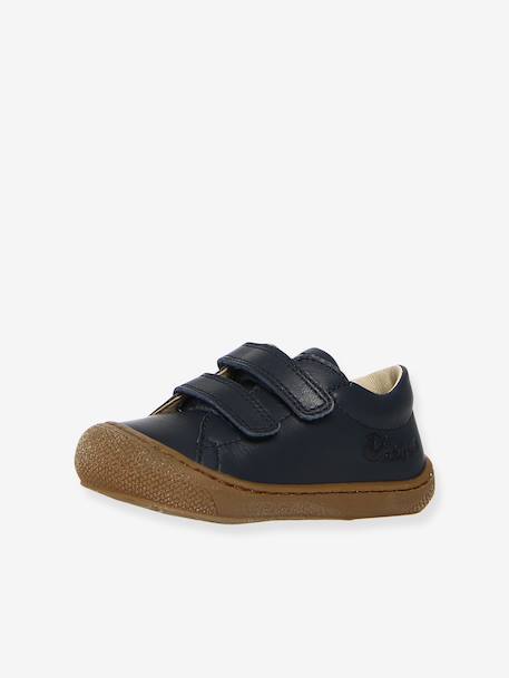 Cocoon Pram Shoes for Babies by NATURINO® camel+navy blue 
