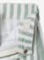 Girl's striped trousers sage green 