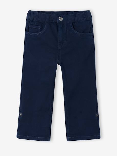 Bermuda shorts for boys navy blue+pecan nut 
