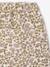 Girl's twill shorts ecru+sage green 