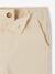 Elasticated waist trousers for baby boys beige 