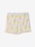 Pack of 2 short-sleeved pyjamas for girls pale yellow 