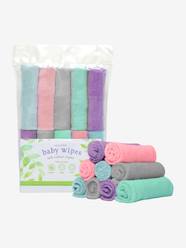 Nursery-Bathing & Babycare-Bath Time-Reusable Wipes (x10), BAMBINO MIO