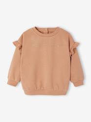Customisable baby girl's sweatshirt
