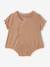 Pack of 2 baby girl playsuits ecru 