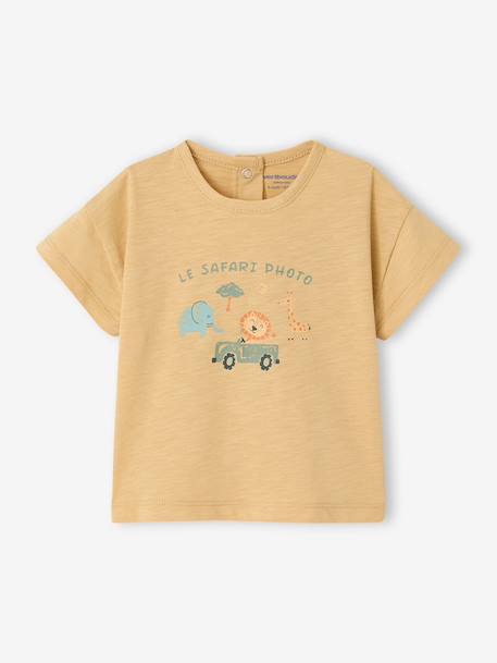 Safari T-shirt for baby boys cappuccino 