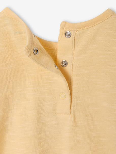 'Sea Animals' T-Shirt for Babies BEIGE LIGHT SOLID WITH DESIGN+golden yellow 