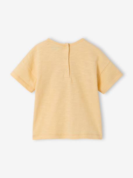 'Sea Animals' T-Shirt for Babies BEIGE LIGHT SOLID WITH DESIGN+golden yellow 
