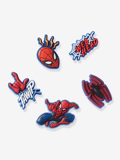 Set of 5 Spiderman CROCS Jibbitz multicoloured 